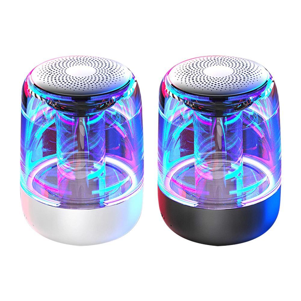 Portable Wireless Bluetooth Bass Speaker with LED Light