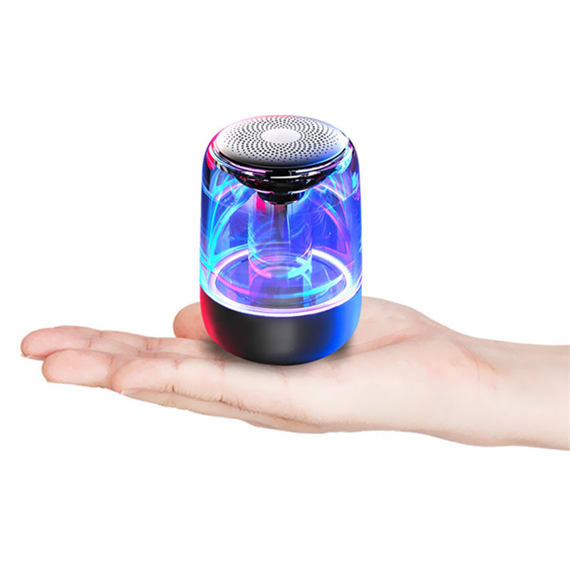 Portable Wireless Bluetooth Bass Speaker with LED Light