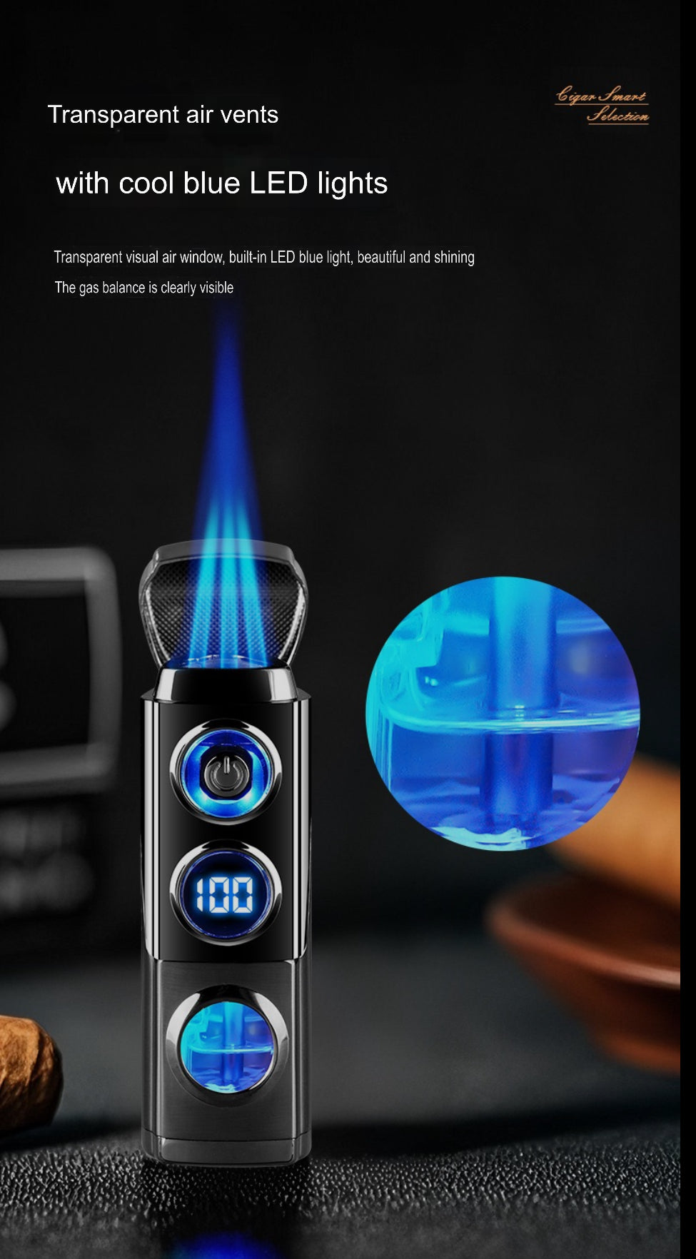Three Flame Igniter with Smart Digital Display