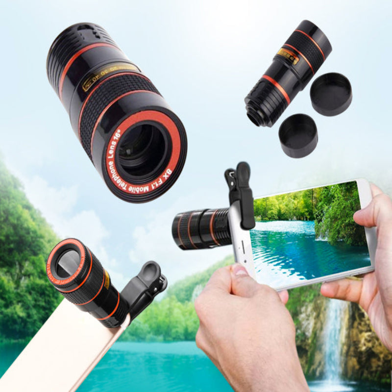 HD 8X Telescope Optical Zoom Camera Lens