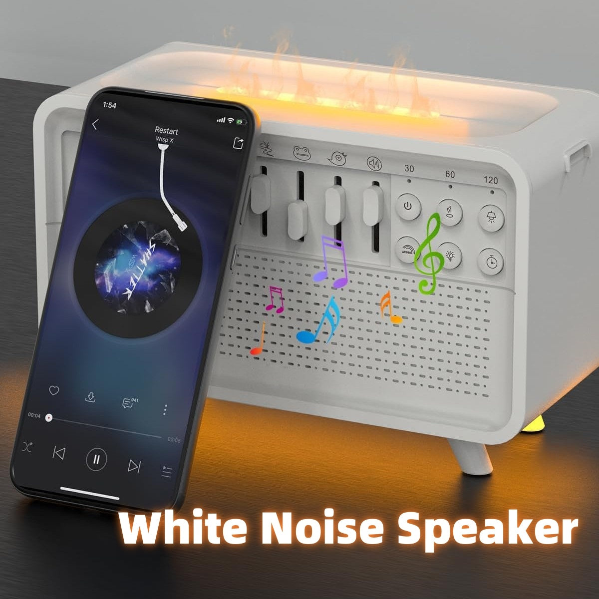 3-In-1 White Noise Sleep Bluetooth Speaker