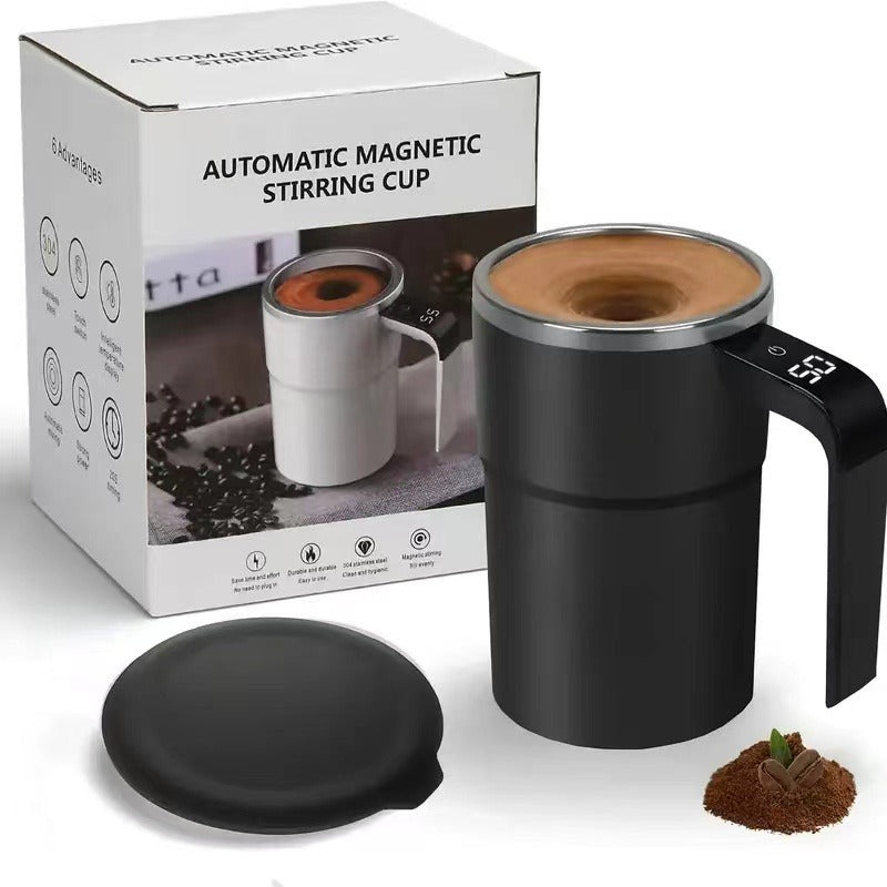 Automatic Coffee LED Display Stirring Cup With Lid