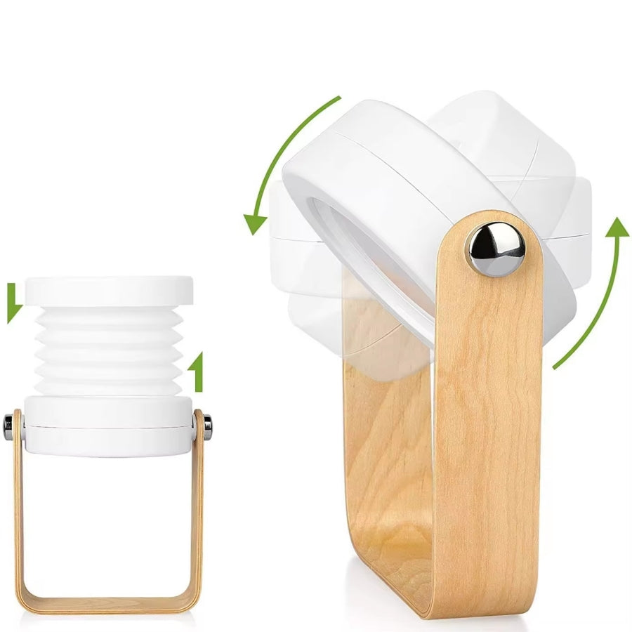 New Creative LED Light Reading Lamp Portable Lantern Lamp Telescopic Folding Led Table Lamp USB Charging