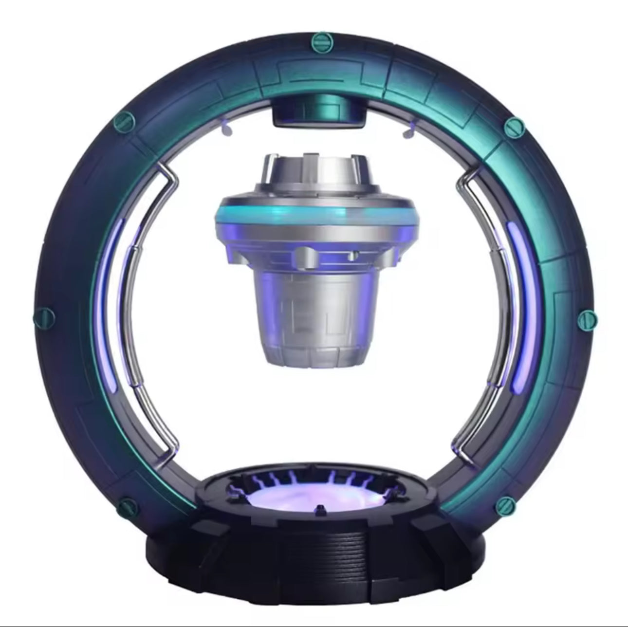 Magnetic Levitation Bluetooth Speaker Spaceship Globe Ornaments Hanging in Air Sound Automatic Balance Subwoofer Wireless Audio