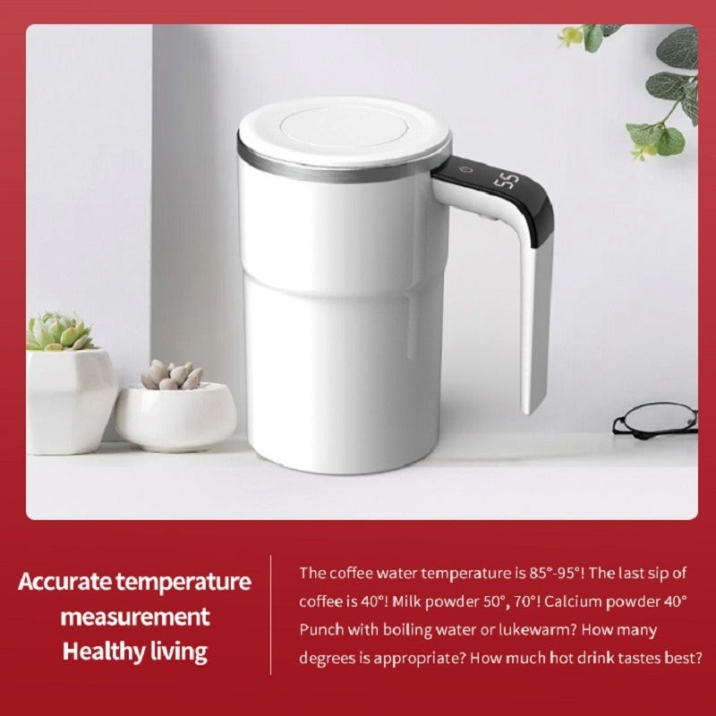 Automatic Coffee LED Display Stirring Cup With Lid
