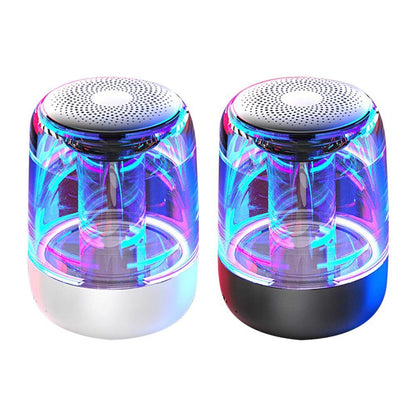 Portable Wireless Bluetooth Bass Speaker with LED Light