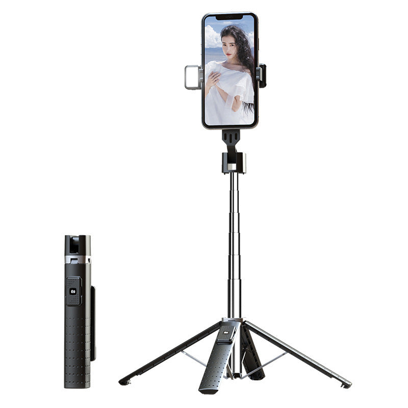 Double Fill Light Quadrupod Mobile Selfie Stick