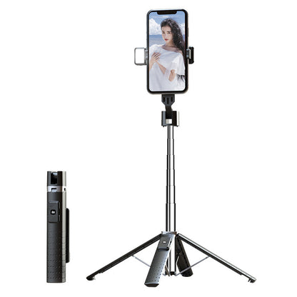 Double Fill Light Quadrupod Mobile Selfie Stick
