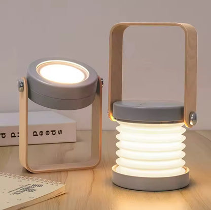 New Creative LED Light Reading Lamp Portable Lantern Lamp Telescopic Folding Led Table Lamp USB Charging