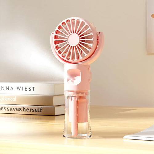 Portable Handheld 4-Speed Water Spray Fan