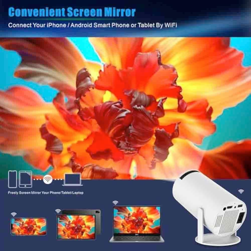 Smart 4K LED WiFi Home Theater Projector