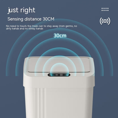 Waterproof Smart Induction Trash Can With Lid