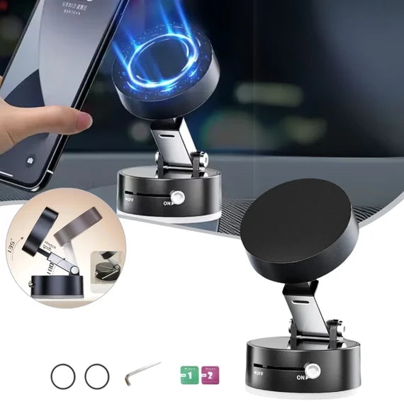 Magnetic Foldable Vacuum Phone Holder