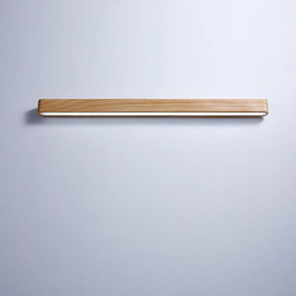 Solid Wood LED Wall Lamp Modern Black Walnut Finland Pine Living Room Bedroom Restaurant Hotel Japan Style Lighting