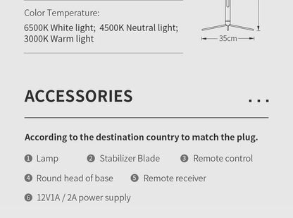 LED Wooden Standing Floor Lamp Modern Simple Design Solid Wood Art Decor Atmosphere light 360° adjustable portable Ambient lamps