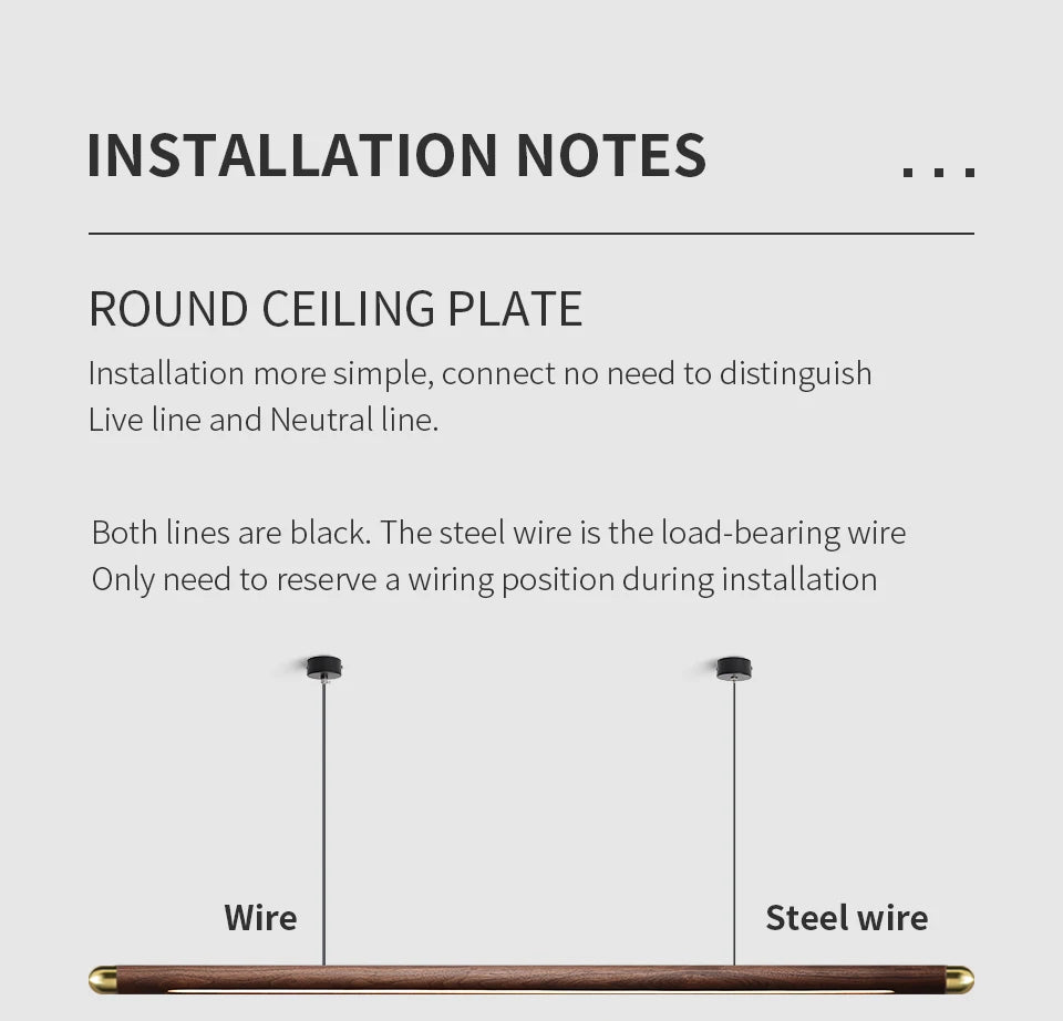 Modern Copper Circular Corner Design Pendant Lights Restaurant Office Dining Room Nordic Style Black Walnut LED Pendant Lamps