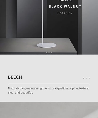 Noble Wood Table Lamp 360° Rotating USB Cable Charging Portable with Magnet Reading Lamps for Bedroom Living Room LED Desk Light