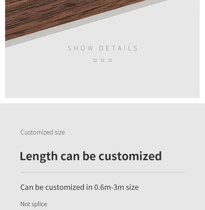 Customized 3m Length Solid Wood LED long Hang Lamp industrial style office bar Kitchen living room Alloy Pendant Light