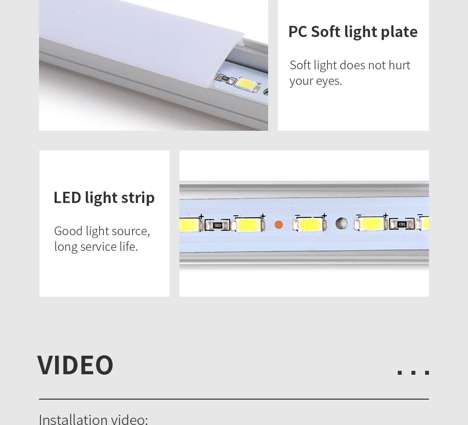 Nordic Wood Pendant Lights LED Modern Hanging Lamps for Dining Living Room Kitchen Office Shop Long Strip Celling Lamp