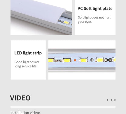 Nordic Wood Pendant Lights LED Modern Hanging Lamps for Dining Living Room Kitchen Office Shop Long Strip Celling Lamp