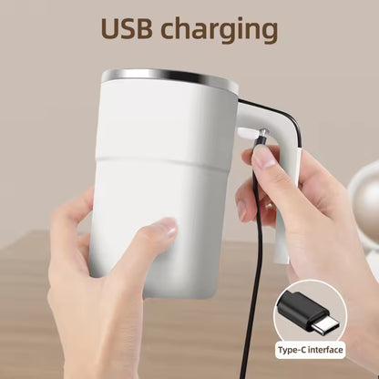 Automatic Coffee LED Display Stirring Cup With Lid