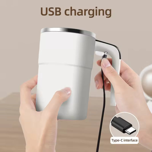 Automatic Coffee LED Display Stirring Cup With Lid