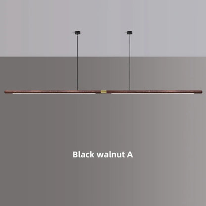 Modern Copper Circular Corner Design Pendant Lights Restaurant Office Dining Room Nordic Style Black Walnut LED Pendant Lamps