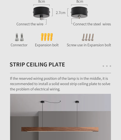 Modern High Power LED Pendant Light Restaurant Bar Nordic Office Meeting Room Hang lamp Dining Room kitchen Lights