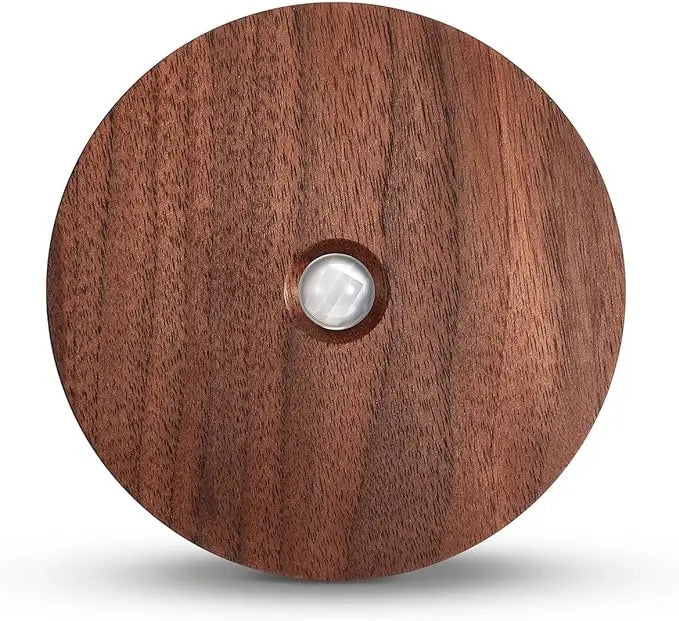 Motion Sensor Night Light Wood USB Rechargeable Stick-On Step Lights Magnetic Wall Lights for Hallway Bedroom Living Room Stair