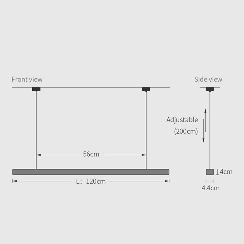 Nordic Wood LED Pendant Lights Modern Oval Long Strip Ceiling Lamp for Restaurant Bar Office Kitchen Dining Living Room