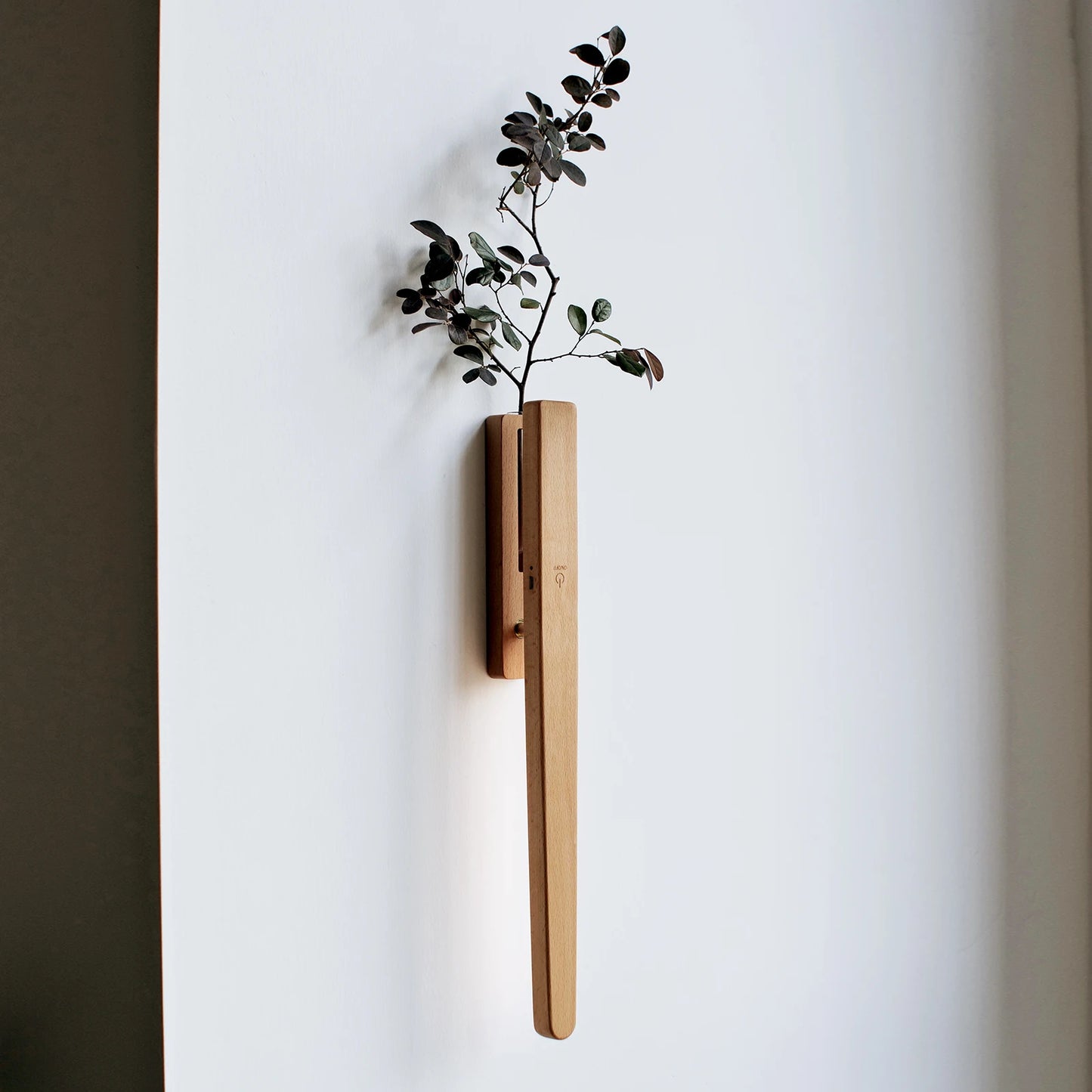 LED Wood Flower Wall Lamp Magnetic Night Light 360° Rotation Rechargeable Room Decoration Wood Flower Atmosphere Wall Lamp
