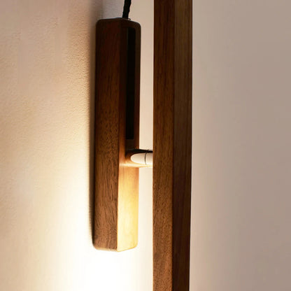 LED Wood Flower Wall Lamp Magnetic Night Light 360° Rotation Rechargeable Room Decoration Wood Flower Atmosphere Wall Lamp