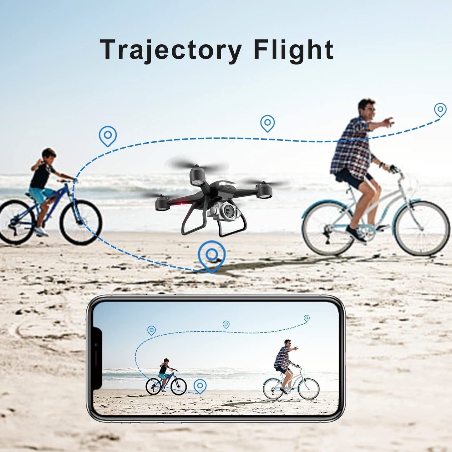 Professional 6K HD Dual Camera Quadcopter Drone