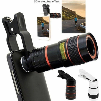 HD 8X Telescope Optical Zoom Camera Lens