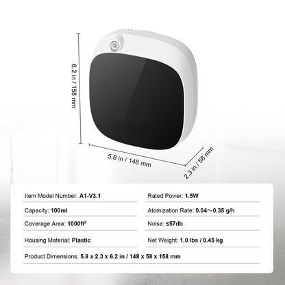 Waterless Smart Scent Air Machine With USB