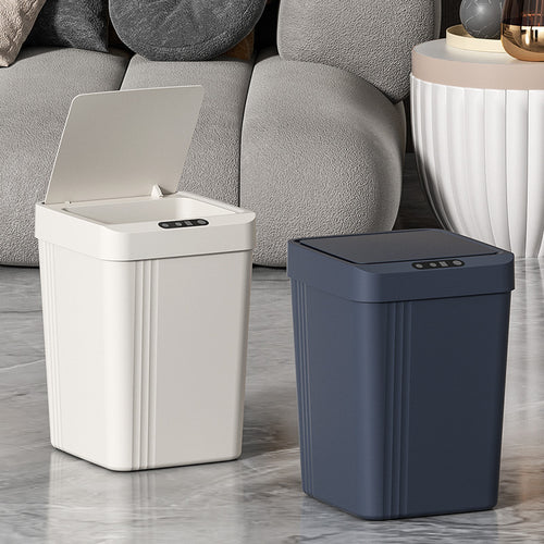 Waterproof Smart Induction Trash Can With Lid