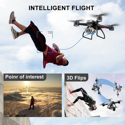Professional 6K HD Dual Camera Quadcopter Drone