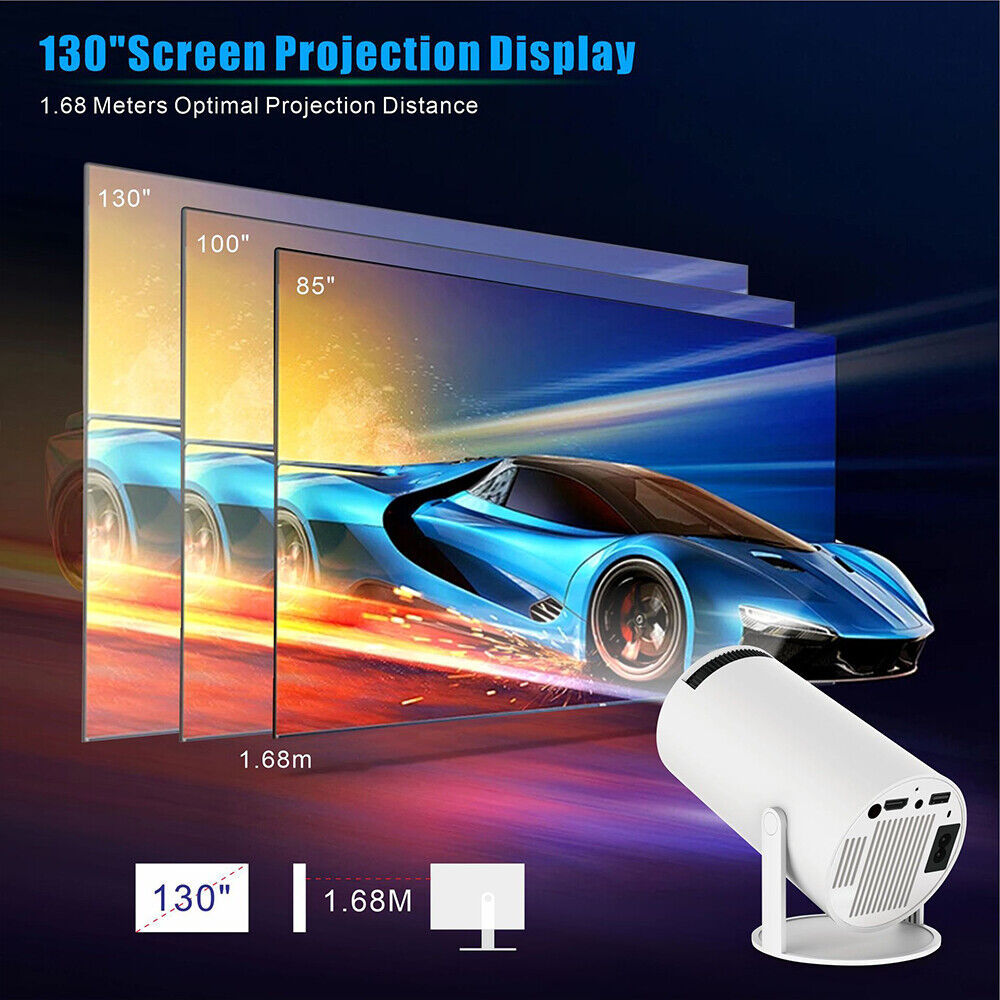 Smart 4K LED WiFi Home Theater Projector