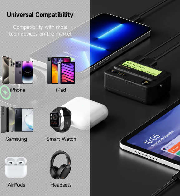 Trozk Beeper Power Bank 10000mAh PD30W with Unique Messaging Feature